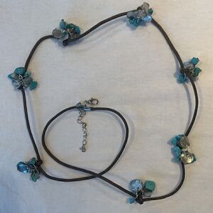 Necklace Turquoise Silver Baubles Costume Jewelry
